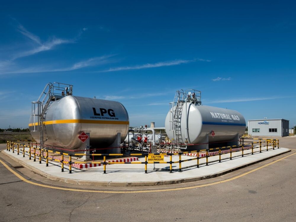 krople skroplonego gazu LPG