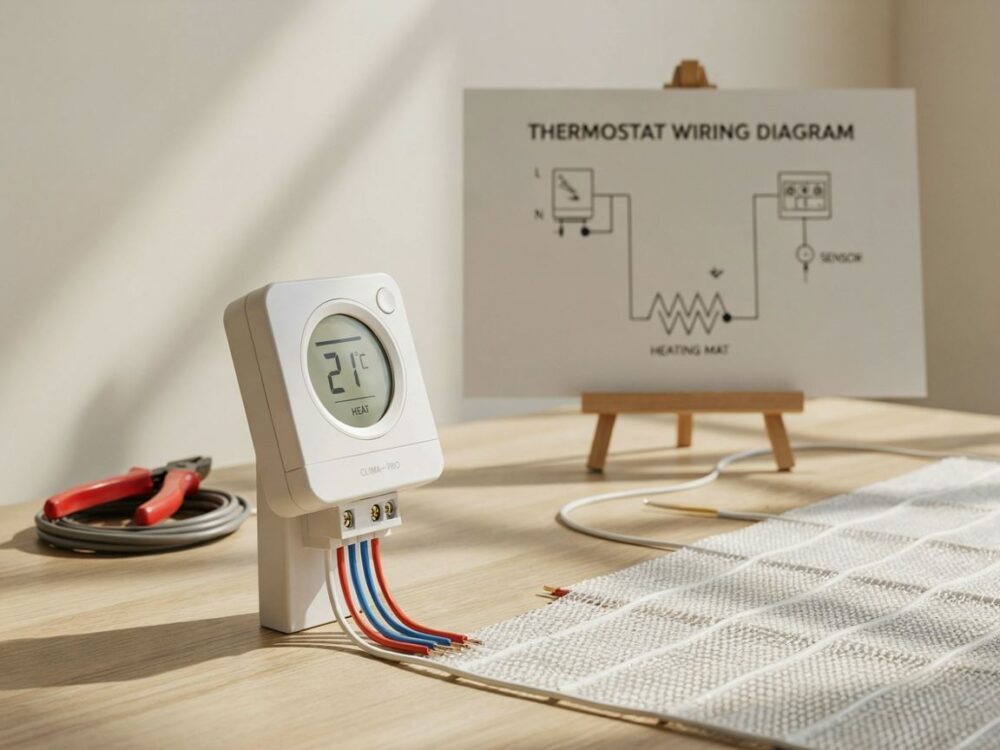 maty grzewcze instalacja elektryczna