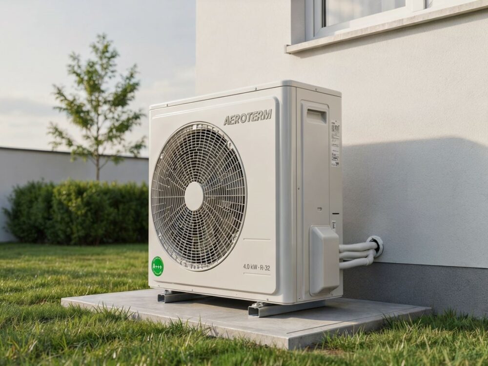 pompa ciepła 4kW instalacja