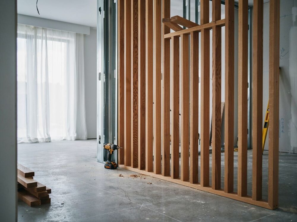 Budowa ścianki działowej z drewna krok po kroku poradnik dla majsterkowiczów